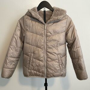 Abercrombie Kids Irreversible Puffer Jacket size 9/10